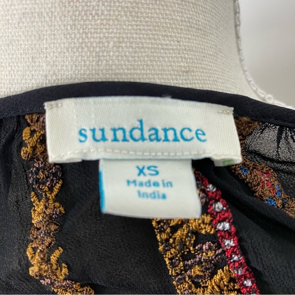 Sundance sheer embroidered blouse - Picture 7 of 7
